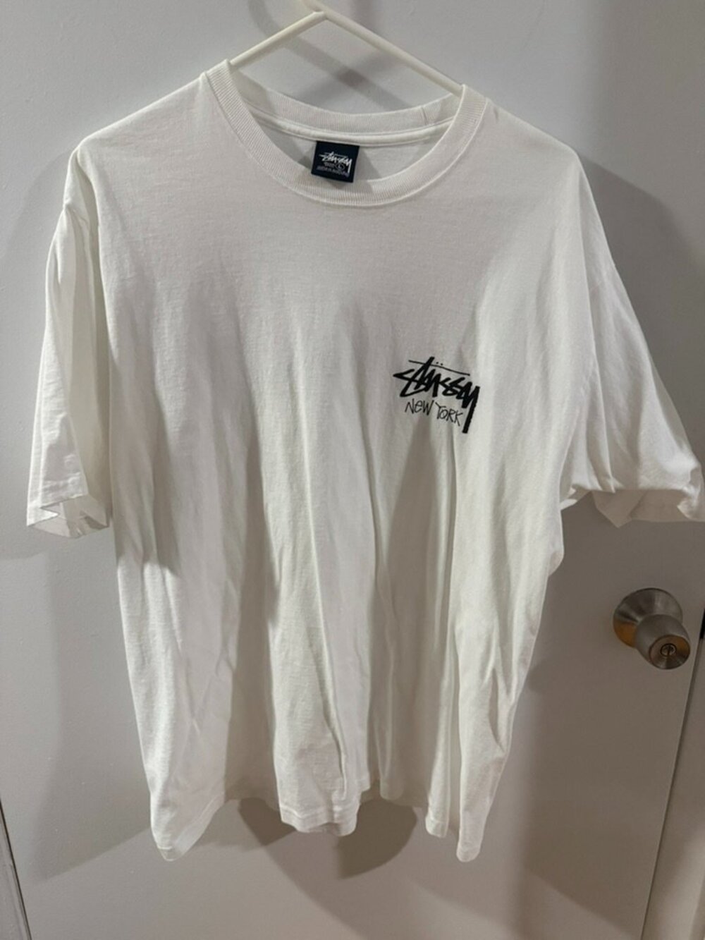Men's Stussy "New York" Logo Tee